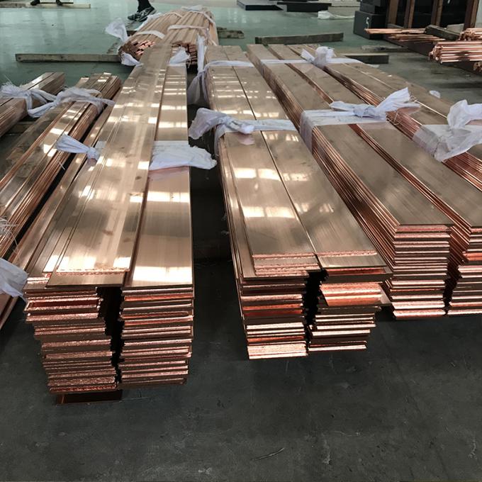 Nickel coated small diameter polished copper round bar