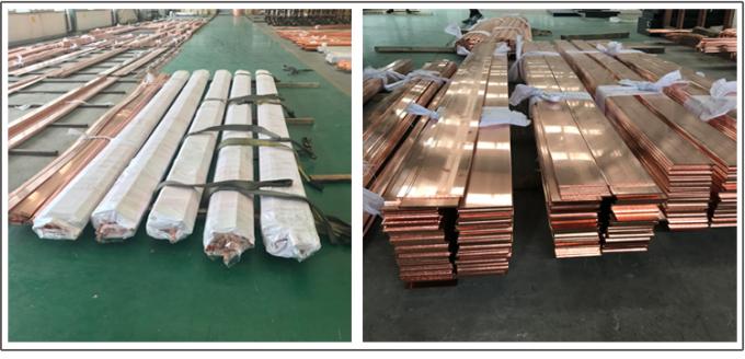 Nickel coated small diameter polished copper round bar