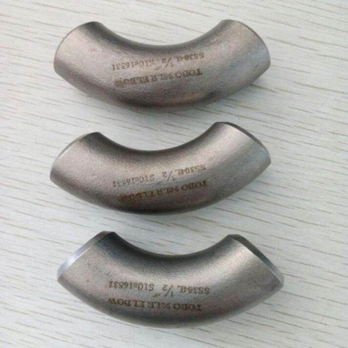 METAL B363-WPT12 SMLS LR BW ASME-B16.9 SCH80 1" Paslanmaz Çelik boru armatürleri 90 uzun yarıçap derecesi dirseği 0