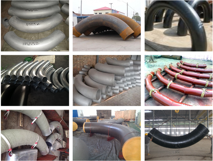 SCH40 2" İçinde cilalanmış sağlık bakır nikel borusu Uyum derecesi dirseği 4