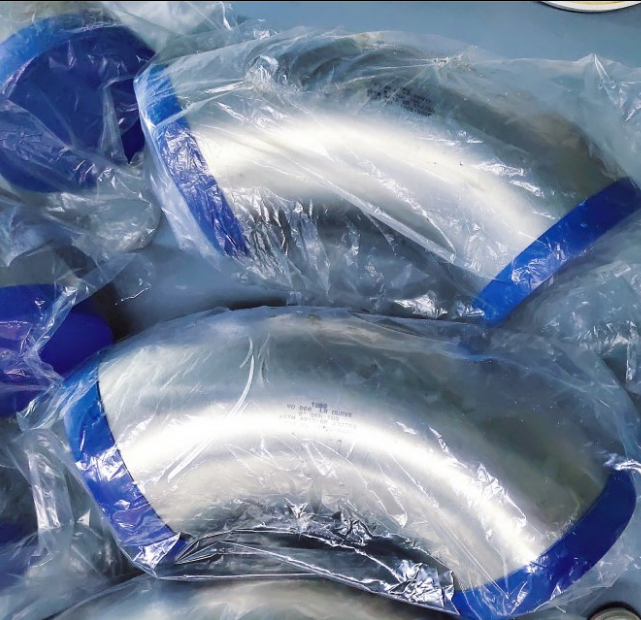 C70600 Bakır Nikel 90-10 dirseği 45 DEG 1" SCH STD dirseği armatürleri 1