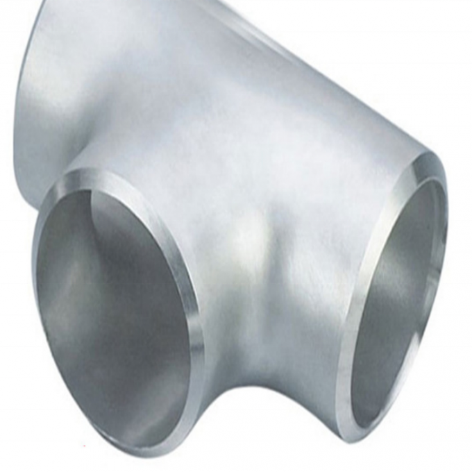 METAL Üreticisi Nikel 90/10 Boru Fittings UNS C70600 UNS C71500 Bakır eşit çapraz 2