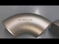 Metal Long Radius Elbow Nickel Alloy ASME B16.9 Özel Çelik Boru Montajı
