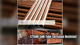 C71500 CuNi 70 30 Dikişsiz Boru Yüksek Korozyon Direnci