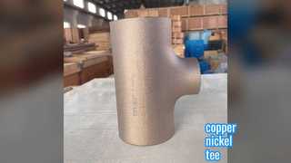 Bakır-Nikel Teeler – Deniz Branşman Bağlantıları için Üstün Korozyon Direnci