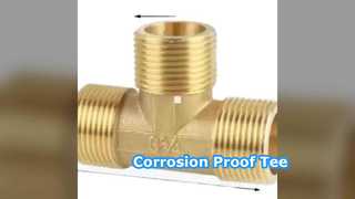 Bakır Nikel Tee Dişli Bağlantı Parçaları