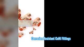 ASTM B466 C70600 CuNi 90 10 Eşit Tee Deniz Bağlantı Parçaları