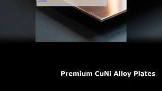 Yüksek Kaliteli CuNi 90 10 ve 70 30 Alaşımlı Plakalar