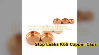 HVAC K65 Copper End Cap Leak Proof Solder Fitting