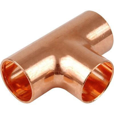 CuNi 70/30 Copper Nickel Equal Tee ASME B16.9 1/2"-24" for Marine Shipbuilding