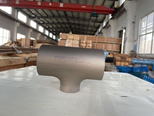 Customized Copper Nickel Reducing Tee  3/4"-30", SCH20-SCH40, Hot Selling Pipe Fitting
