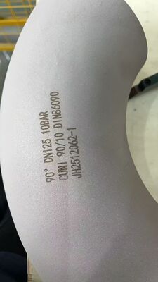 Durable Copper Nickel Elbow suitable for high pressure environments in oil gas chemical processing and marine industries