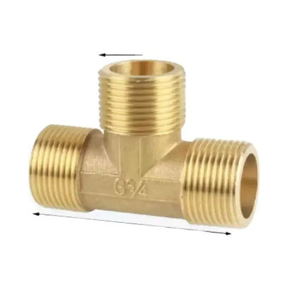 C70600 CuNi 9010 Pirinç Dişi Dişli Tee Uydurma Nikel 15mm 22mm Bakır Eşit Tee