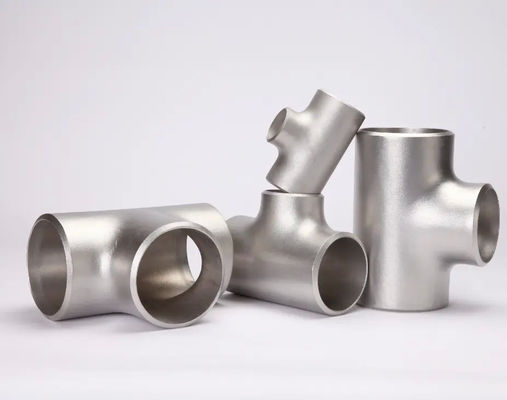 DIN 86088 Bakır Nikel Eşit Tee Butt Weld CuNi10Fe1Mn Ve CuNi30Fe1Mn DN10 - DN100
