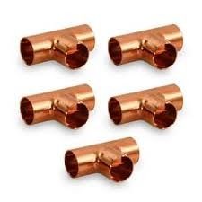 UNS C70600 Cupro Nickel 90/10 Buttweld Equal Tee Marine Grade Corrosion Proof Pipe Fitting