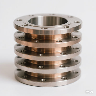 Copper Nickel Flange Corrosion-Resistant Alloy Flange for Fertilizer Plant Oil Black Paint