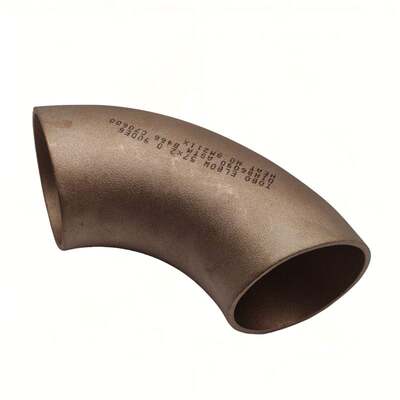 Bakır Nikel ASTM B466 CuNi10Fe1.6mn 1.5D 90° 3'' dirseği