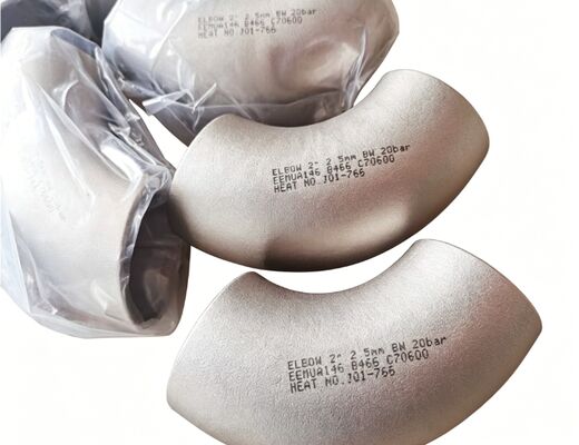 Bakır Nikel Dirsek, ASTM B466, UNS C70600, 1.5D Yarıçap