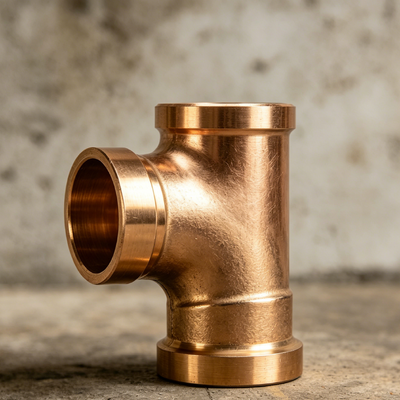 CuNi 70/30 Equal Tee ASME B16.9 Buttweld SCH40 for Marine & Petrochemical