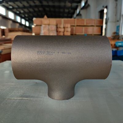 CuNi 70/30 Copper Nickel Reducing Tee Socket Weld ASME B16.5 Class150 Forged Marine Seawater Pipe Fitting