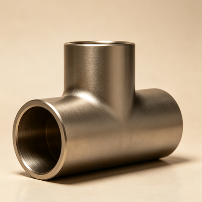 CuNi 70/30 Copper Nickel Equal Tee C71500 Corrosion Resistant Weldable Marine Fitting